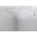 Topper Clear Fresh Super, Queen, 60X80, 20 oz, Blanco con Faldón Ajustable